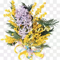 郁金香花束敏感植物花园玫瑰含羞草-空若网 郁金香花束敏感植物花园玫瑰含羞草-空若网