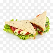 美味的蔬菜火腿三明治-空若网 美味的蔬菜火腿三明治-空若网