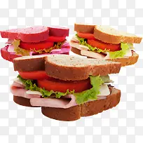 蔬菜火腿三明治-空若网 蔬菜火腿三明治-空若网