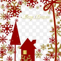 红色圣诞装饰画素材库矢量-空若网 红色圣诞装饰画素材库矢量-空若网