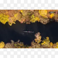 室外枫树林小船高清摄影-空若网 室外枫树林小船高清摄影-空若网