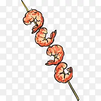 橙色美味烤虾-空若网 橙色美味烤虾-空若网