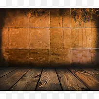 怀旧木地板墙壁背景-空若网 怀旧木地板墙壁背景-空若网