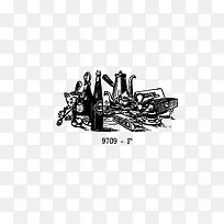 手绘食物-空若网 手绘食物-空若网