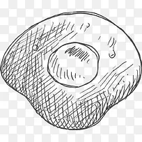 面包食物线稿-空若网 面包食物线稿-空若网