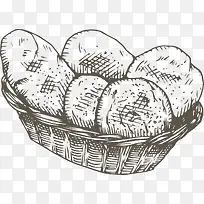 手绘食物线稿-空若网 手绘食物线稿-空若网