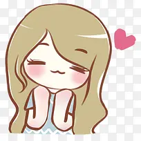 卡通陷入爱河的女孩-空若网 卡通陷入爱河的女孩-空若网