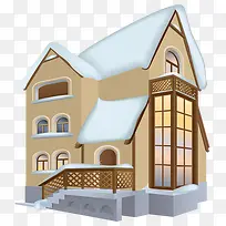 卡通别墅房屋插画-空若网 卡通别墅房屋插画-空若网