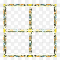 黄色花色边框-空若网 黄色花色边框-空若网