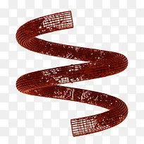 棕色多边形不规则3D立体建模设计-空若网 棕色多边形不规则3D立体建模设计-空若网