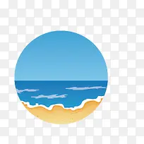 沙滩矢量素材-空若网 沙滩矢量素材-空若网