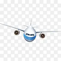 卡通白色大型飞机-空若网 卡通白色大型飞机-空若网