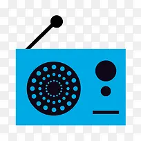 矢量扁平化收音机-空若网 矢量扁平化收音机-空若网