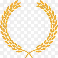 装饰的手绘小米谷穗-空若网 装饰的手绘小米谷穗-空若网