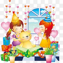 过生日的小女孩-空若网 过生日的小女孩-空若网