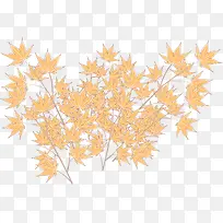 手绘枫叶-空若网 手绘枫叶-空若网