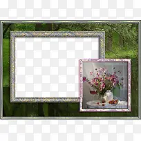 森林背景边框-空若网 森林背景边框-空若网