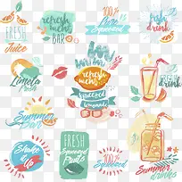 夏天系列插画-空若网 夏天系列插画-空若网