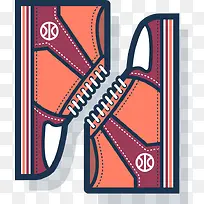 矢量扁平化篮球鞋-空若网 矢量扁平化篮球鞋-空若网