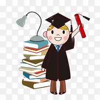 卡通手绘世界读书日读书-空若网 卡通手绘世界读书日读书-空若网