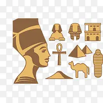 矢量图埃及游玩-空若网 矢量图埃及游玩-空若网