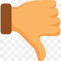 扁平化手指朝下的手势图-空若网 扁平化手指朝下的手势图-空若网