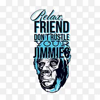 猩猩头像抽象设计-空若网 猩猩头像抽象设计-空若网