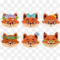 手绘卡通松鼠头像图案-空若网 手绘卡通松鼠头像图案-空若网