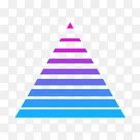 彩色横条正三角形-空若网 彩色横条正三角形-空若网