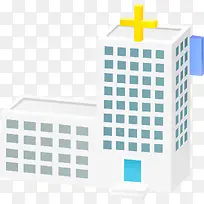 白色医院住院部图案-空若网 白色医院住院部图案-空若网
