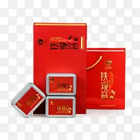 铁观音红色礼盒淘宝促销-空若网 铁观音红色礼盒淘宝促销-空若网