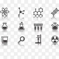 化学器材设备图标-空若网 化学器材设备图标-空若网