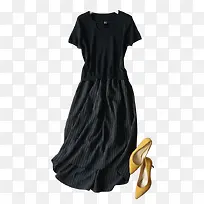 黑色半袖裙-空若网 黑色半袖裙-空若网