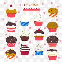 各种蛋糕图片矢量-空若网 各种蛋糕图片矢量-空若网