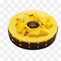 圆形芒果奶油蛋糕设计-空若网 圆形芒果奶油蛋糕设计-空若网