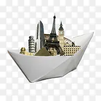 白色帆船建筑免抠素材-空若网 白色帆船建筑免抠素材-空若网