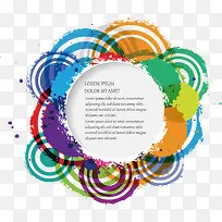 矢量手绘彩色圆形图标-空若网 矢量手绘彩色圆形图标-空若网