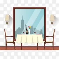 餐厅一角-空若网 餐厅一角-空若网
