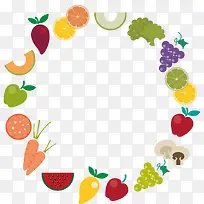 矢量卡通手绘水果-空若网 矢量卡通手绘水果-空若网