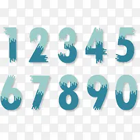 蓝色数字-空若网 蓝色数字-空若网