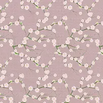 卡通桃花背景-空若网 卡通桃花背景-空若网