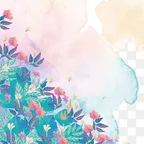 水彩画矢量-空若网 水彩画矢量-空若网