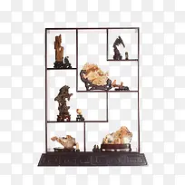 奇石展架摄影图片-空若网 奇石展架摄影图片-空若网