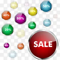 ��ɫԲ�ΰ�ť���۱�ǩ-������