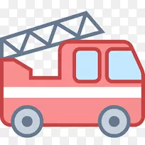 计算机图标汽车卡车剪辑艺术.消防车-空若网 计算机图标汽车卡车剪辑艺术.消防车-空若网