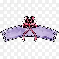 水彩矢量圣诞节飘带-空若网 水彩矢量圣诞节飘带-空若网