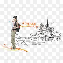 �ֻ����������羰���β廭-������