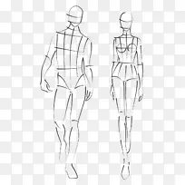 时装插画时装设计图时尚插画-空若网 时装插画时装设计图时尚插画-空若网