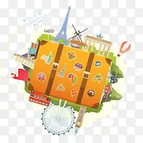 创意行李箱-空若网 创意行李箱-空若网