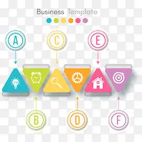 矢量字母和彩色三角形-空若网 矢量字母和彩色三角形-空若网